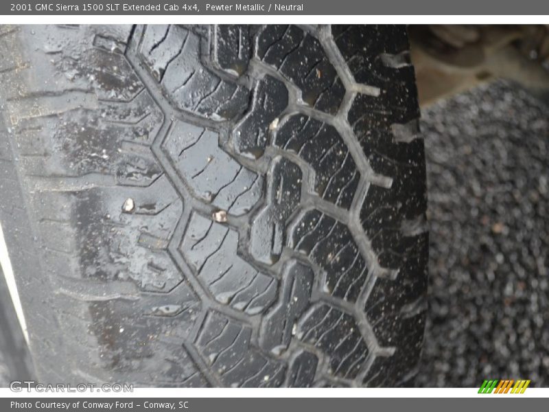 Pewter Metallic / Neutral 2001 GMC Sierra 1500 SLT Extended Cab 4x4