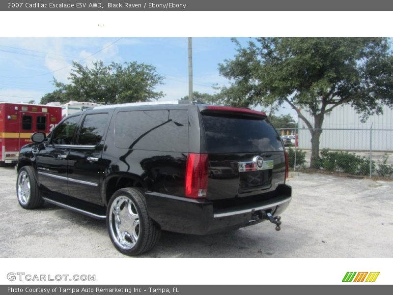Black Raven / Ebony/Ebony 2007 Cadillac Escalade ESV AWD