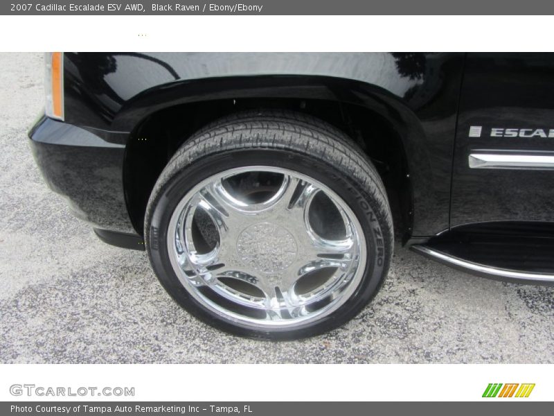 Black Raven / Ebony/Ebony 2007 Cadillac Escalade ESV AWD