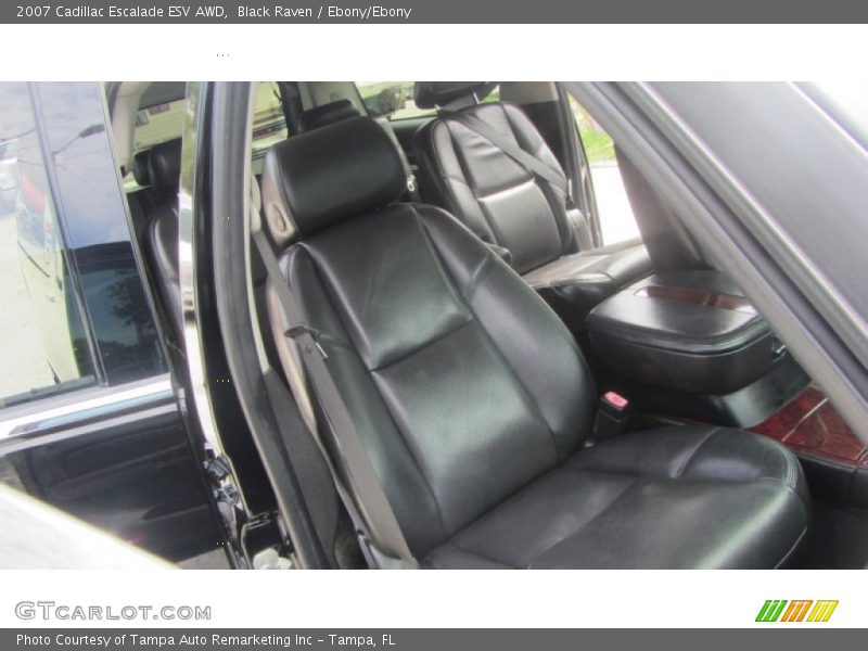 Black Raven / Ebony/Ebony 2007 Cadillac Escalade ESV AWD