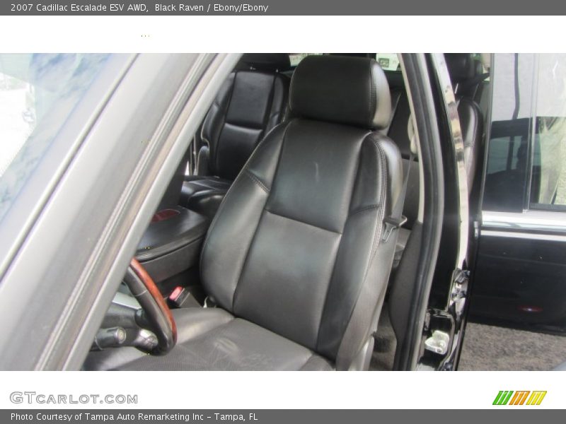 Black Raven / Ebony/Ebony 2007 Cadillac Escalade ESV AWD