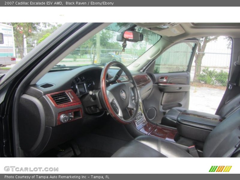 Black Raven / Ebony/Ebony 2007 Cadillac Escalade ESV AWD