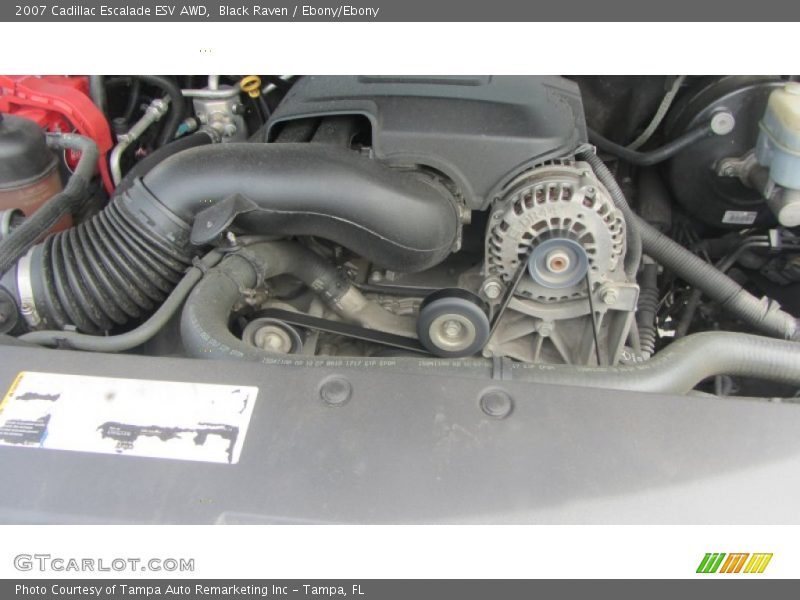 Black Raven / Ebony/Ebony 2007 Cadillac Escalade ESV AWD