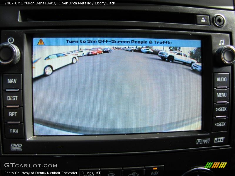 Silver Birch Metallic / Ebony Black 2007 GMC Yukon Denali AWD