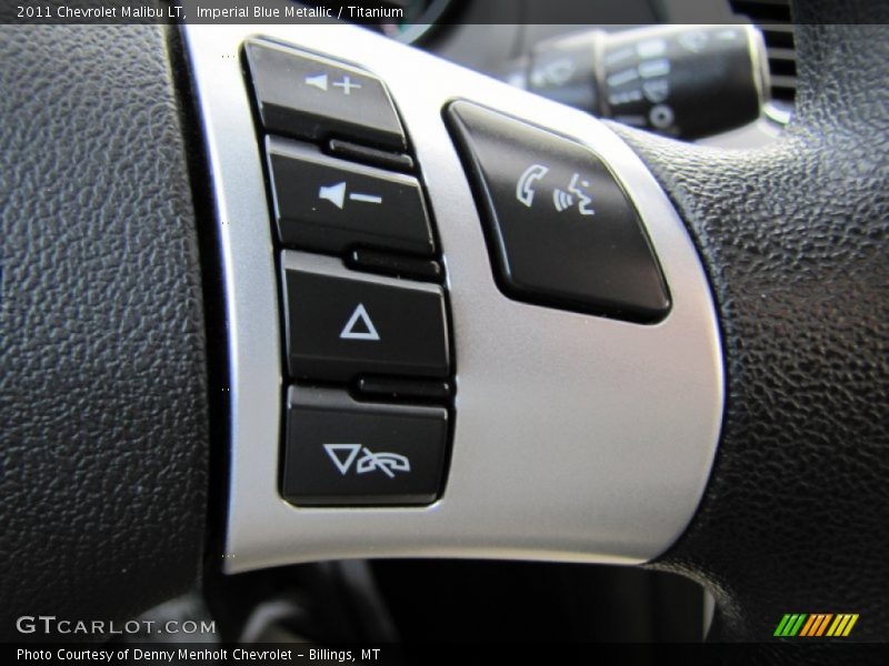 Imperial Blue Metallic / Titanium 2011 Chevrolet Malibu LT