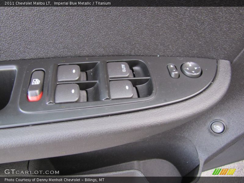 Imperial Blue Metallic / Titanium 2011 Chevrolet Malibu LT