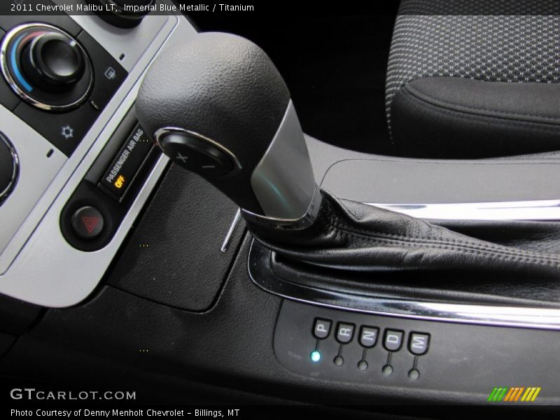 Imperial Blue Metallic / Titanium 2011 Chevrolet Malibu LT