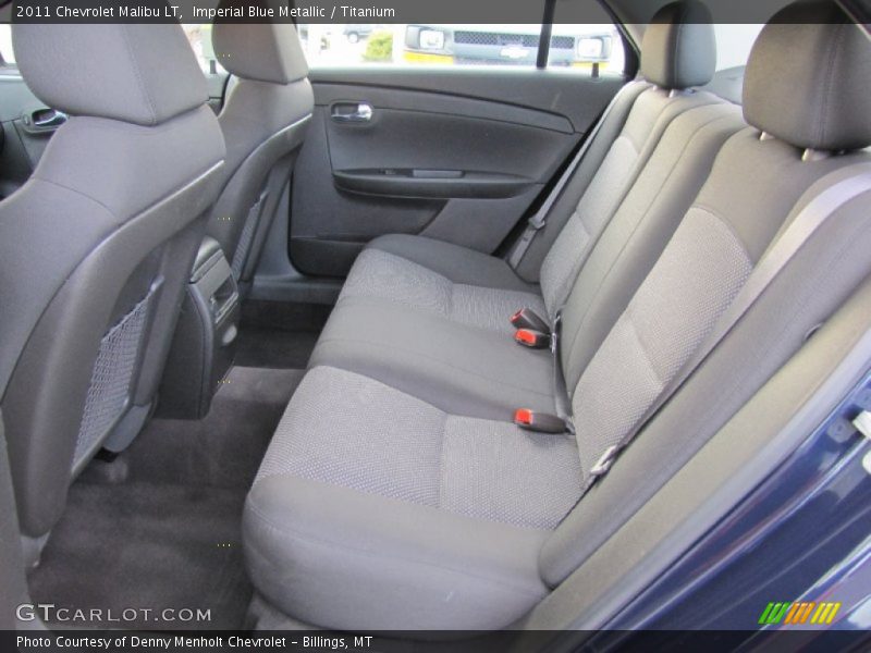 Imperial Blue Metallic / Titanium 2011 Chevrolet Malibu LT