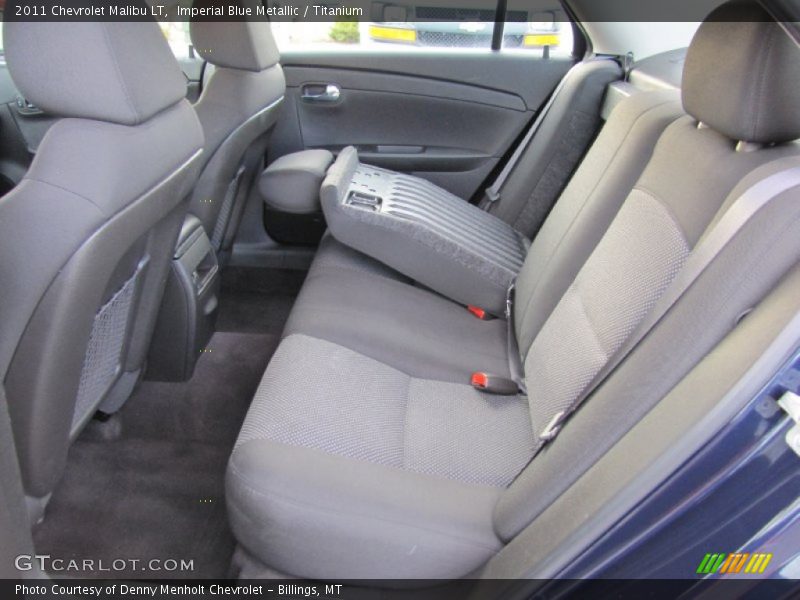 Imperial Blue Metallic / Titanium 2011 Chevrolet Malibu LT