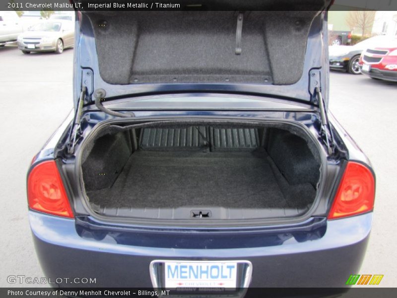Imperial Blue Metallic / Titanium 2011 Chevrolet Malibu LT
