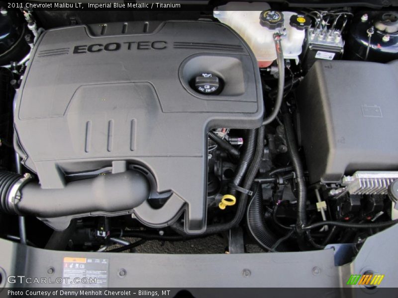 Imperial Blue Metallic / Titanium 2011 Chevrolet Malibu LT