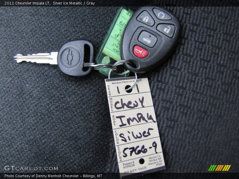 Silver Ice Metallic / Gray 2011 Chevrolet Impala LT