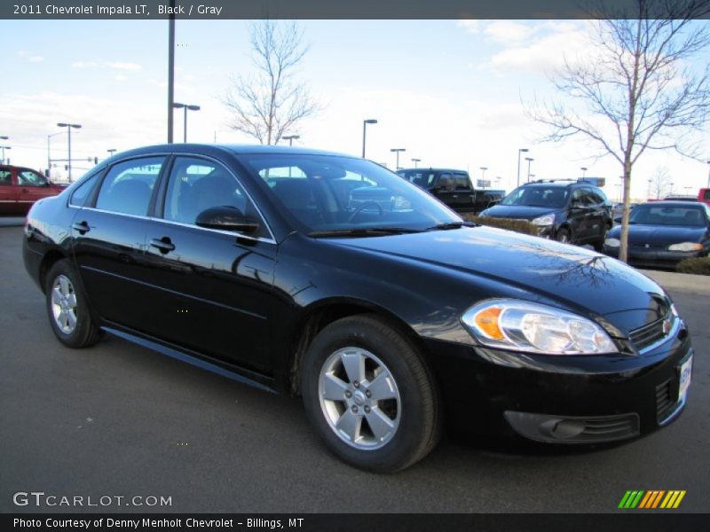 Black / Gray 2011 Chevrolet Impala LT