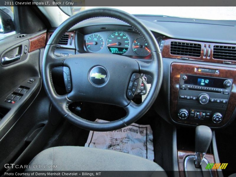 Black / Gray 2011 Chevrolet Impala LT
