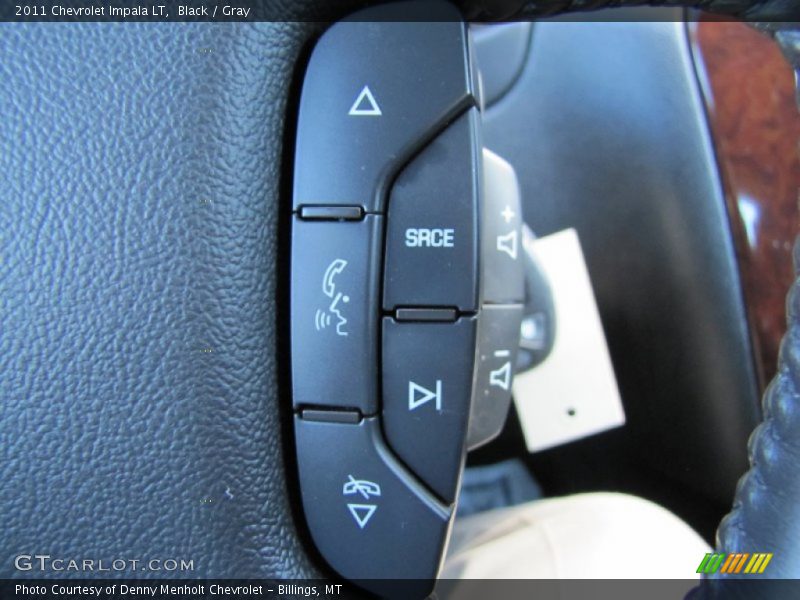 Black / Gray 2011 Chevrolet Impala LT