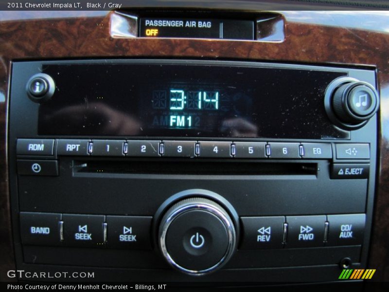 Black / Gray 2011 Chevrolet Impala LT