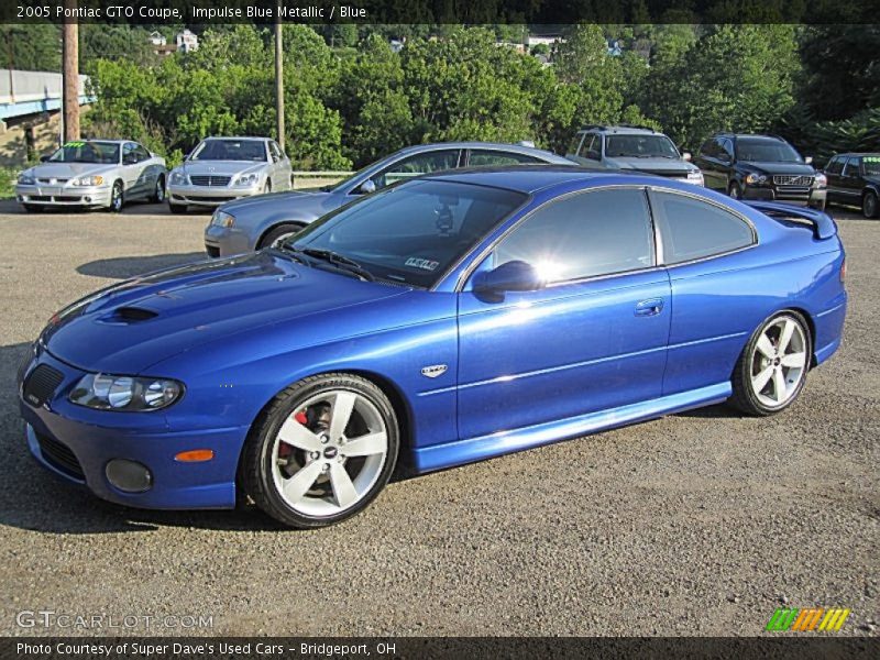 Impulse Blue Metallic / Blue 2005 Pontiac GTO Coupe