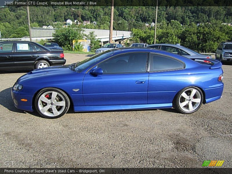  2005 GTO Coupe Impulse Blue Metallic