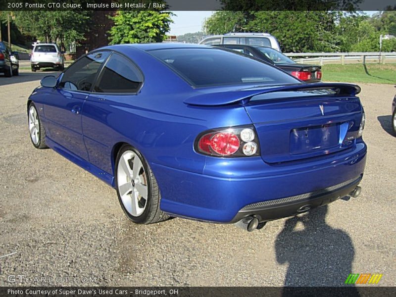  2005 GTO Coupe Impulse Blue Metallic
