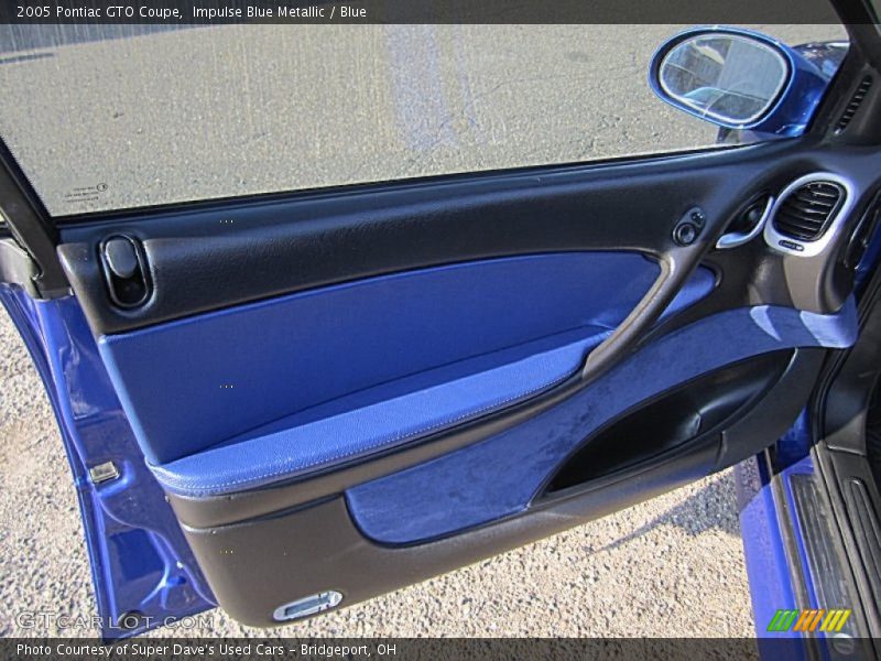 Door Panel of 2005 GTO Coupe
