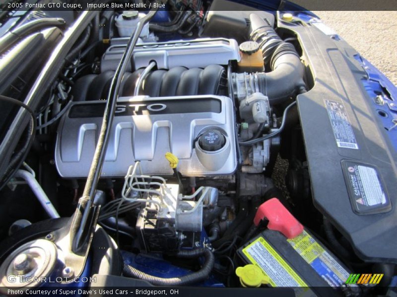  2005 GTO Coupe Engine - 6.0 Liter OHV 16-Valve LS2 V8