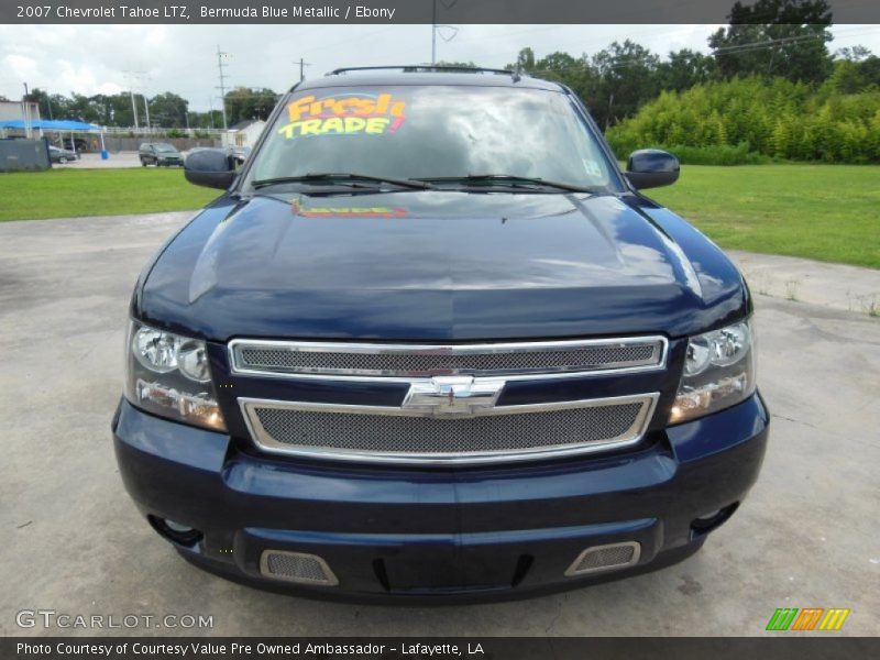Bermuda Blue Metallic / Ebony 2007 Chevrolet Tahoe LTZ