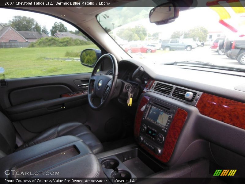 Bermuda Blue Metallic / Ebony 2007 Chevrolet Tahoe LTZ
