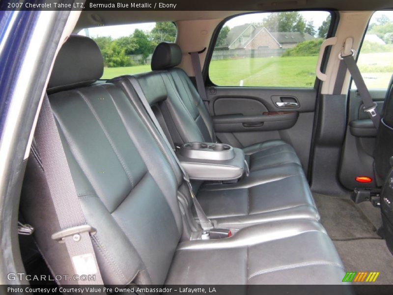 Bermuda Blue Metallic / Ebony 2007 Chevrolet Tahoe LTZ