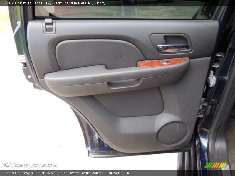 Bermuda Blue Metallic / Ebony 2007 Chevrolet Tahoe LTZ