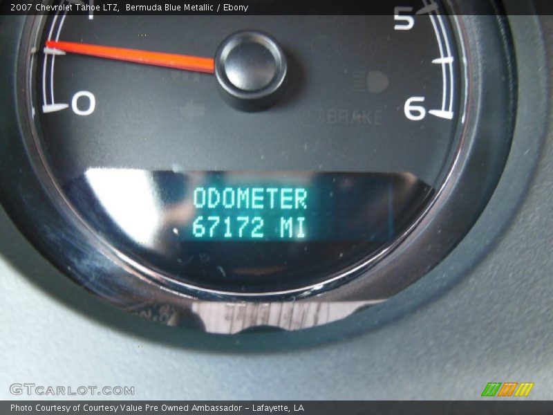 Bermuda Blue Metallic / Ebony 2007 Chevrolet Tahoe LTZ