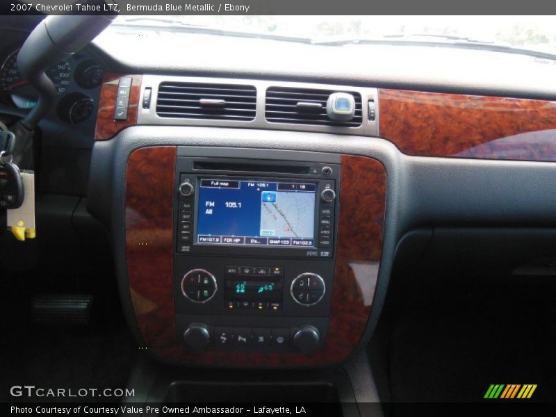 Bermuda Blue Metallic / Ebony 2007 Chevrolet Tahoe LTZ