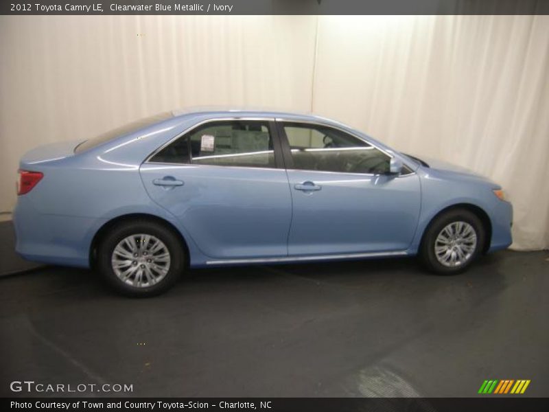 Clearwater Blue Metallic / Ivory 2012 Toyota Camry LE