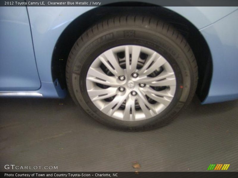 Clearwater Blue Metallic / Ivory 2012 Toyota Camry LE