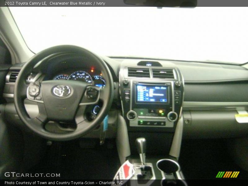 Clearwater Blue Metallic / Ivory 2012 Toyota Camry LE