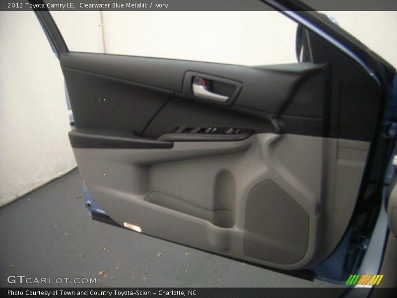 Clearwater Blue Metallic / Ivory 2012 Toyota Camry LE