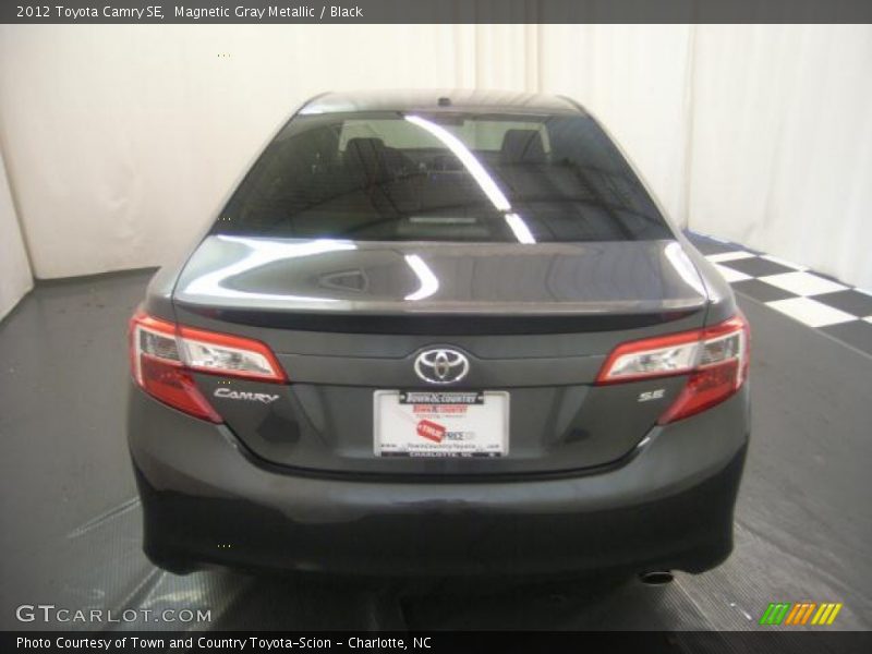 Magnetic Gray Metallic / Black 2012 Toyota Camry SE