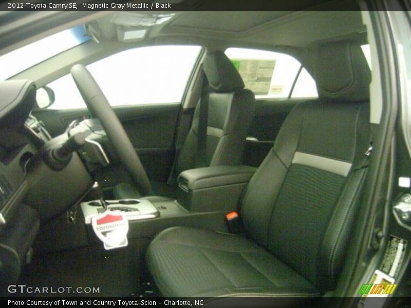 Magnetic Gray Metallic / Black 2012 Toyota Camry SE
