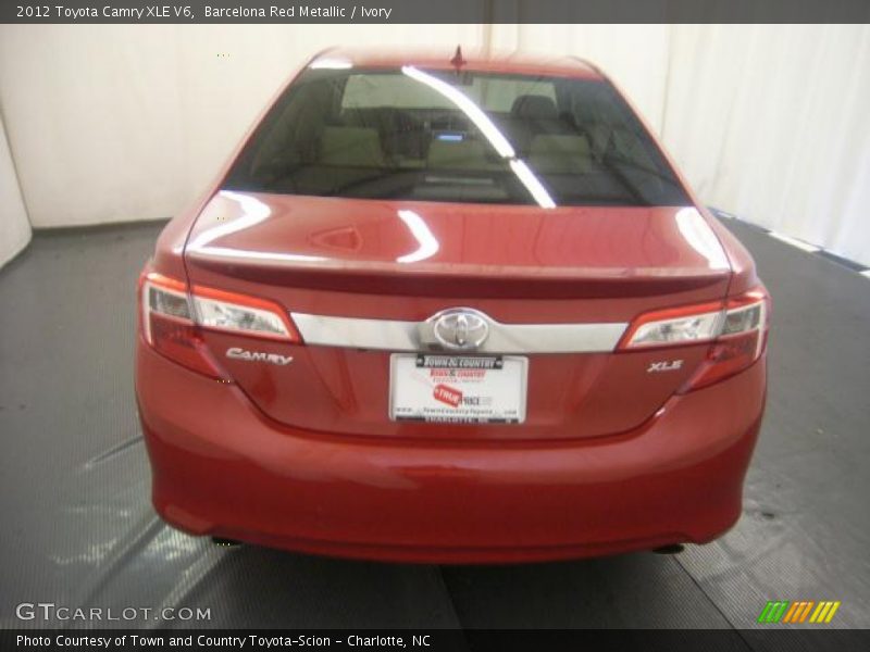 Barcelona Red Metallic / Ivory 2012 Toyota Camry XLE V6