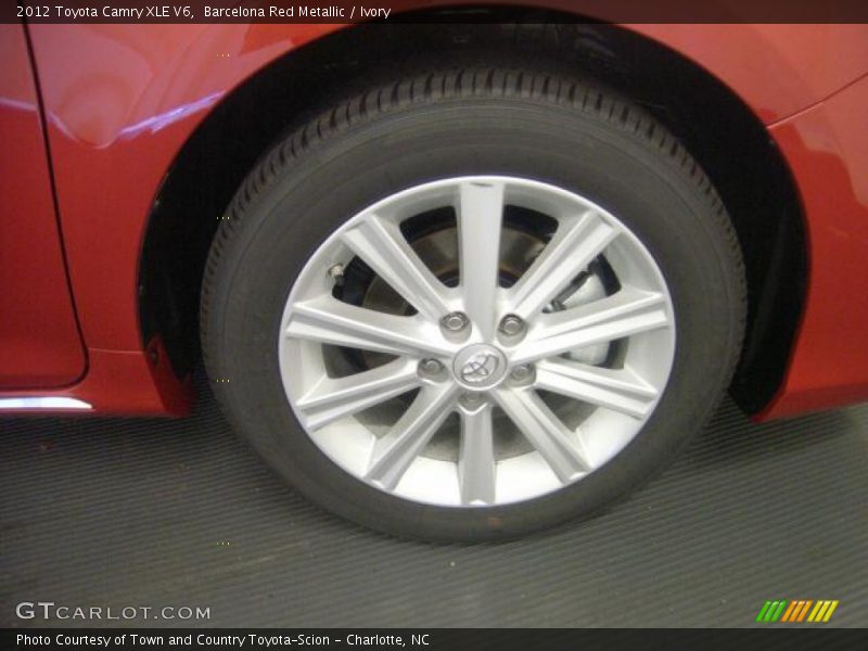 Barcelona Red Metallic / Ivory 2012 Toyota Camry XLE V6