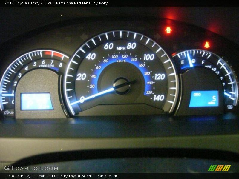 Barcelona Red Metallic / Ivory 2012 Toyota Camry XLE V6
