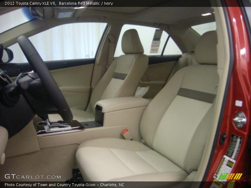 Barcelona Red Metallic / Ivory 2012 Toyota Camry XLE V6