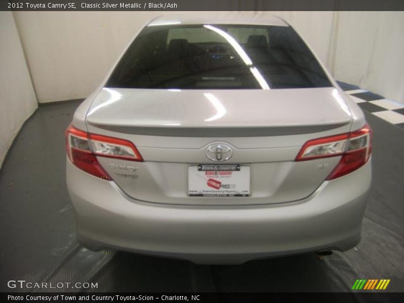 Classic Silver Metallic / Black/Ash 2012 Toyota Camry SE