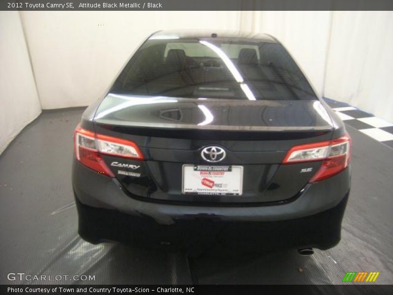 Attitude Black Metallic / Black 2012 Toyota Camry SE