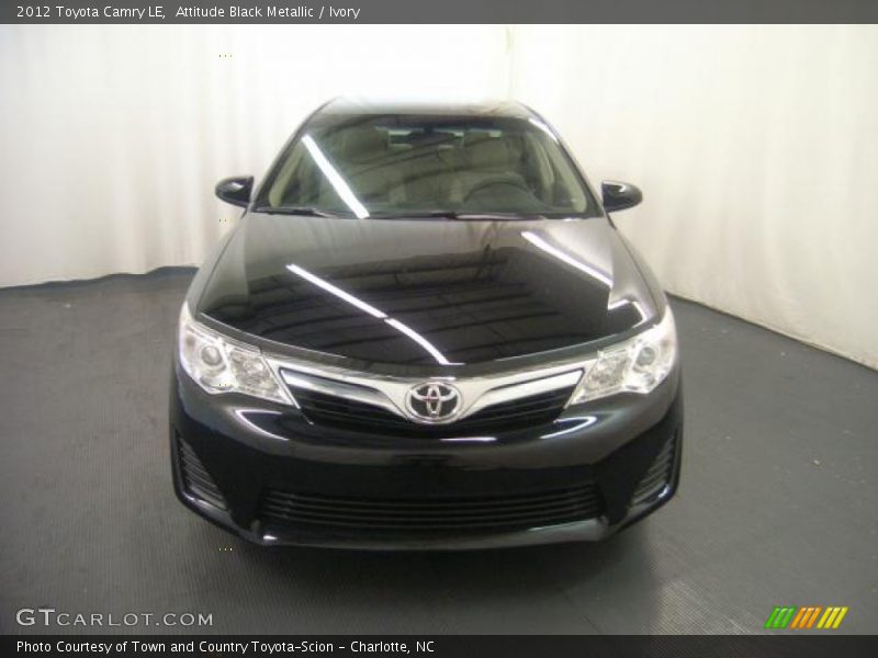 Attitude Black Metallic / Ivory 2012 Toyota Camry LE