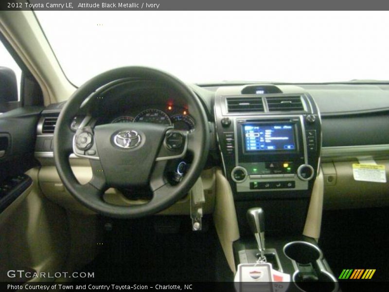 Attitude Black Metallic / Ivory 2012 Toyota Camry LE