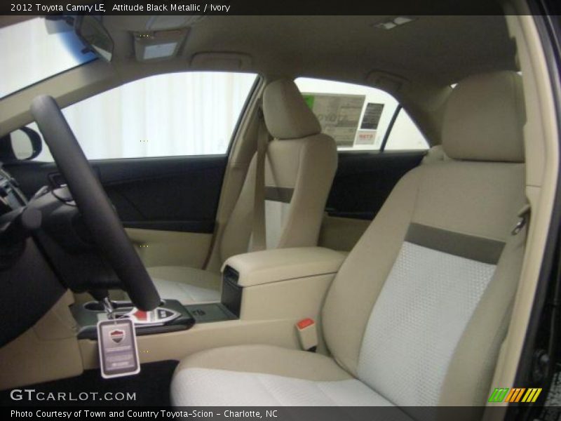 Attitude Black Metallic / Ivory 2012 Toyota Camry LE