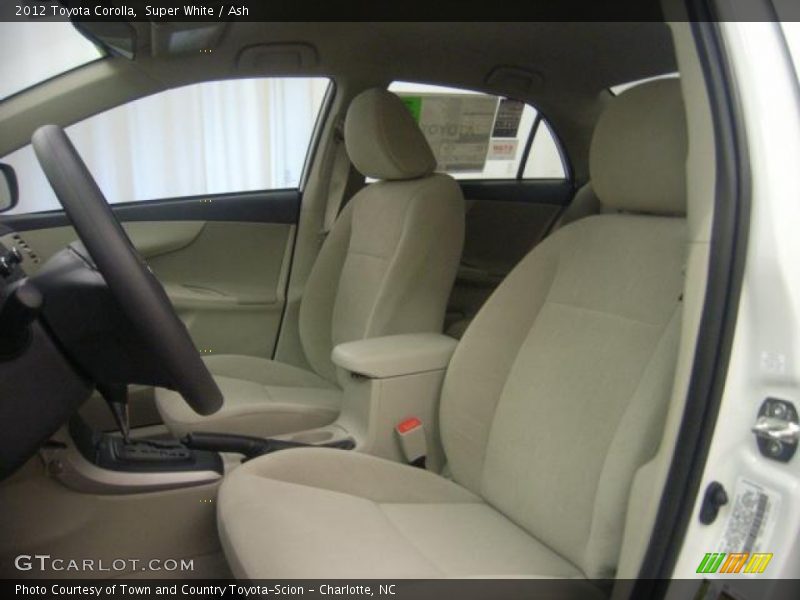 Super White / Ash 2012 Toyota Corolla