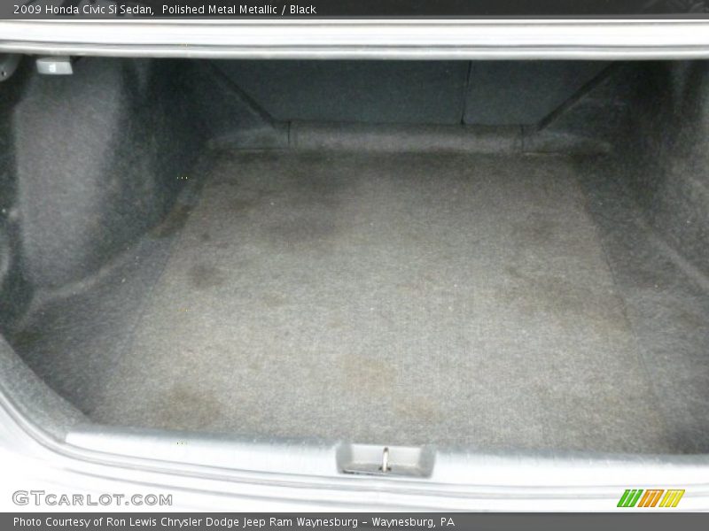 Polished Metal Metallic / Black 2009 Honda Civic Si Sedan