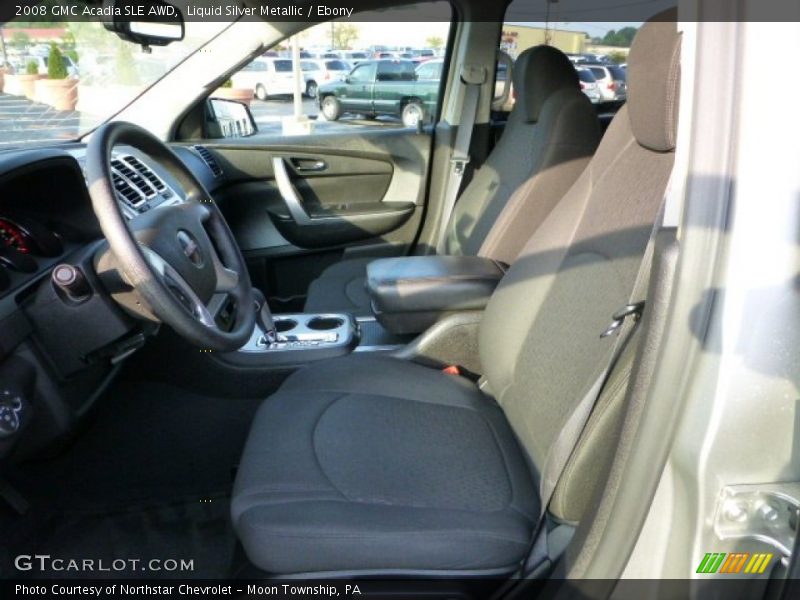 Liquid Silver Metallic / Ebony 2008 GMC Acadia SLE AWD