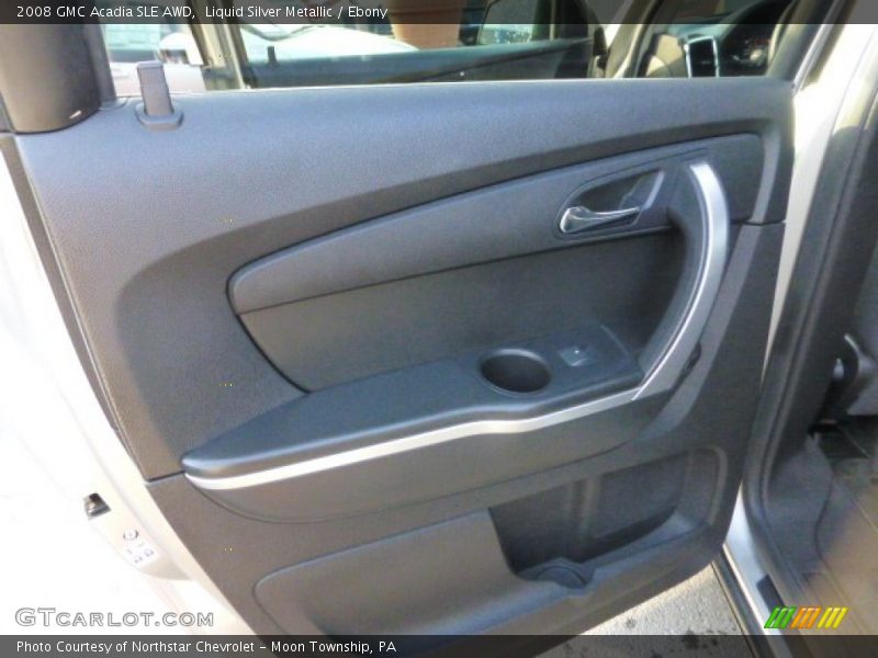 Liquid Silver Metallic / Ebony 2008 GMC Acadia SLE AWD